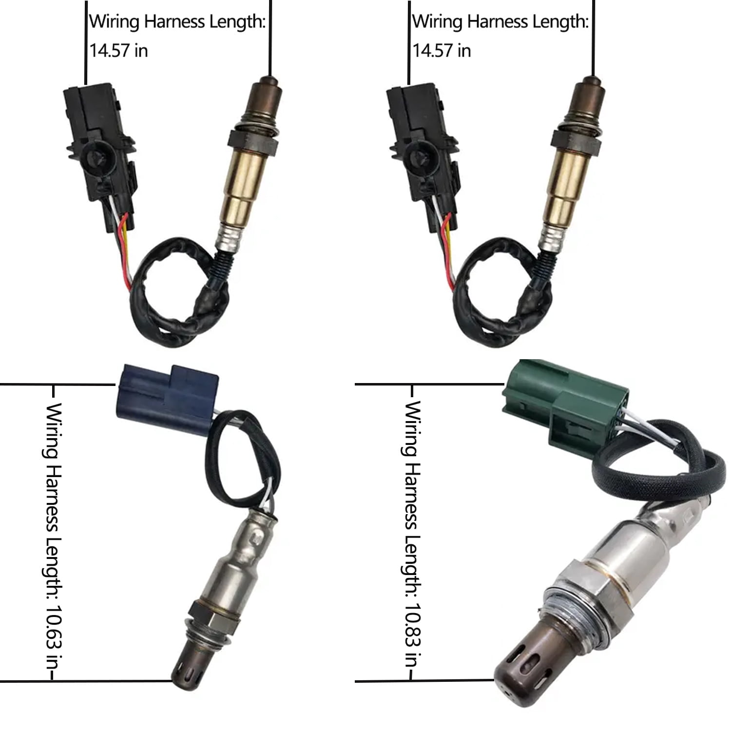 Maxfavor 4Pcs O2 Oxygen Sensor for Nissan Frontier Pathfinder Xterra 2005 2006 Upstream Downstream