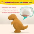 thumbnail image 3 of KY Dino Nugget Pillow Plush for Funny Birthday Gifts, Dinosaur Chicken Plush Nuggets Pillow are Cute Dinosaur Gifts for Teen Boys Girls Adults (Tyran Rex, Large), 3 of 7