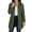 Army Green, variant on Winter Jackets for Women Stand Collar Mid Length Lightweight Quilted Puffer Coat Full Zip Jacket, Red S-2XL