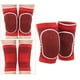 thumbnail image 5 of Rodilleras de esponja Shamjiam para gimnasio baloncesto voleibol rojo, 5 of 9