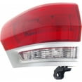 thumbnail image 3 of For Jeep Grand Cherokee Tail Light Assembly 2014 15 16 17 2018 Driver Side Outer Laredo/Limited/Overland/Summit CAPA Matte Gray For CH2804111 | 68236135AE, 3 of 4