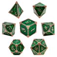 thumbnail image 5 of 7Pcs Polyhedral Dice Irregular Big Dice Board Numbers Board Games Green, 5 of 5