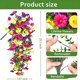 thumbnail image 3 of Artificial Flowers For Outdoor Gardens Silk Flowers For Home And Wedding Decor Wall Hangings And Rattan Flower Vines, 3 of 6
