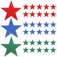thumbnail image 1 of 30pcs Pentagram Paper Cutouts Graffiti Paper Cutouts Kindergarten Wall Decors, 1 of 9