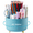 Blue-5 Slots, variant on Desk Organizer,360 Rotating Plastic Desk Pen Organizer with 5 Slots,Dual-Purpose Art Supply Pencil Cup for Office,Home（Blue）