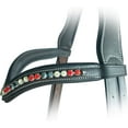thumbnail image 2 of Exion Horse Browband For English Bridle | Curved Shape Padded Equestrian Browband For Show & Dressage | Hyacinth, Jonquil, Jet Hematite Crystal Browband For Horses, 2 of 5