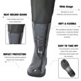 thumbnail image 4 of Fishing Chest Waders with Boots for Men/ Women, 3-ply Nylon/PVC Waders Chest Wader with Boots for Fly Fishing Lightweight Grayish green, 4 of 8
