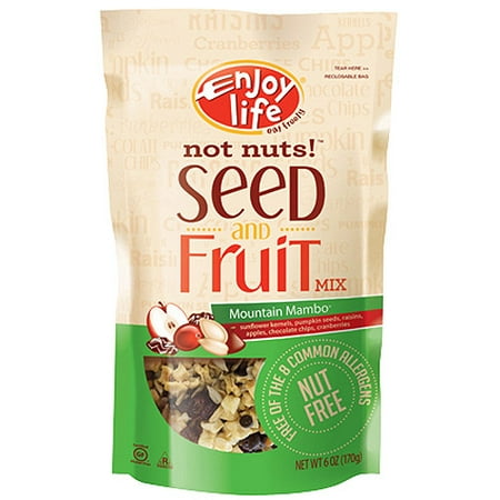 Enjoy Life Mountain Mambo(R) Not Nuts!(TM) Seed & Fruit Mix 6 oz (Pack of 6)