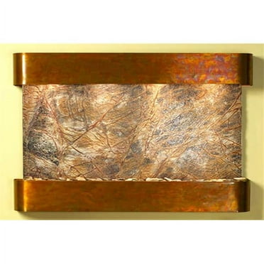 Adagio SSR1006 Sunrise Springs - Brown Rainforest Marble Wall Fountain