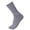 Gray, variant on LckLvx Boys Girls Crew Socks Lightweight Athletic Running Socks Colorful Knit Calf Socks