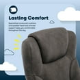 thumbnail image 4 of Serta Comfort Eco Office Ergonomic Computer Chair Lumber Support Brown, 4 of 4