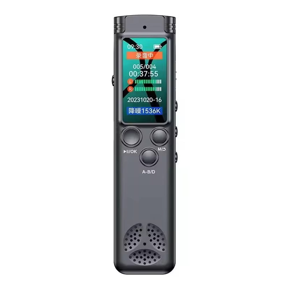 Digital Voice Recorder Portable Voice Activated Recorder With Full-Color TFT Screen Playback Song Player Audio Recorder For Meeting Lecture