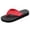 Red, variant on Womens Arch Support Flip Flops Comfortable Soft Yoga Mat Walking Thong Sandals Ladies Summer Slip on Beach Slides Black 7.5