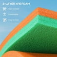 thumbnail image 5 of Demi Bonn 9' x 6' Lily Pad Water Mat for 2 Adults, Floating Pad for Lake Pool Ocean Beach Boating, Orange, 5 of 7