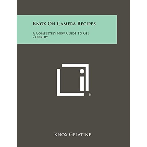 Pre-Owned Knox on Camera Recipes: A Completely New Guide to Gel Cookery Paperback