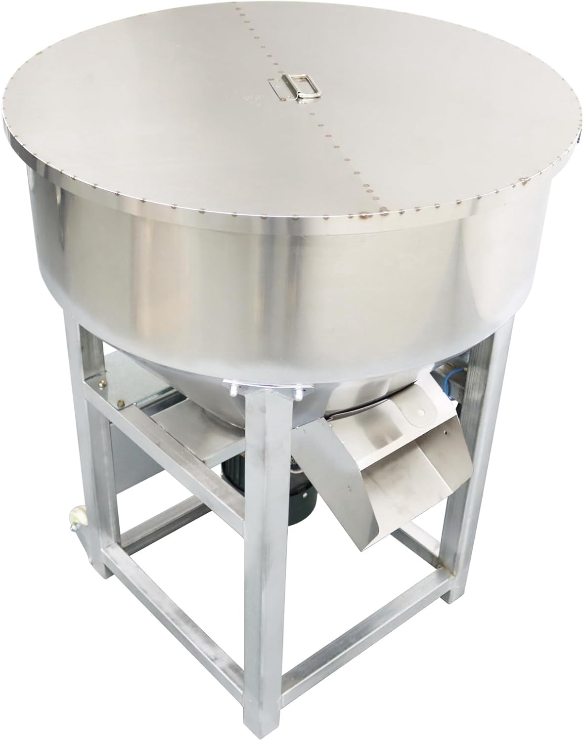 110LBS Stainless Steel Vertical Particle Feed Fertilizer Mixer for Farm Factory Use Mixer