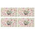 thumbnail image 1 of ILJNDTGBE Easter Cotton And Linen Placemats Light Dining Table Fabric Insulated Table Mats Rabbit Printed Placemats Dinning Table Place Mats 4 round Place Mats for Kitchen Table Plate Mats, 1 of 8