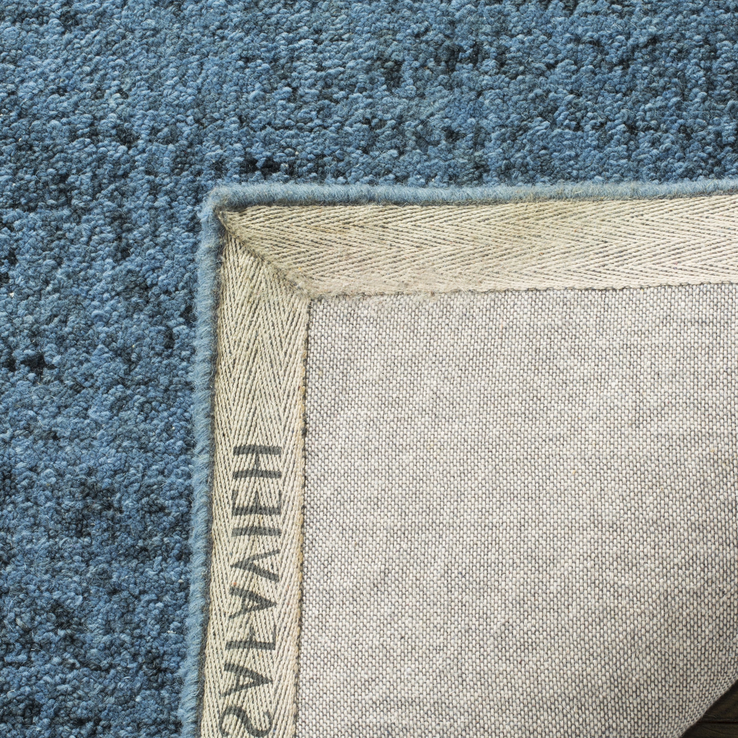 SAFAVIEH Abstract Arseny Abstract Wool Runner Rug, Blue/Multi, 2'3" x 8'
