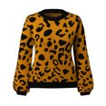 thumbnail image 3 of The HOMBOM Sweaters For Women Womens Pullover Leopard Sweatshirt Long Sleeve Sweater Shirts Tops, 3 of 5