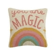 thumbnail image 2 of The Pillow Shoppe You Are Magic Hook Multicolor Decorative Pillow, 14"X14", 2 of 7