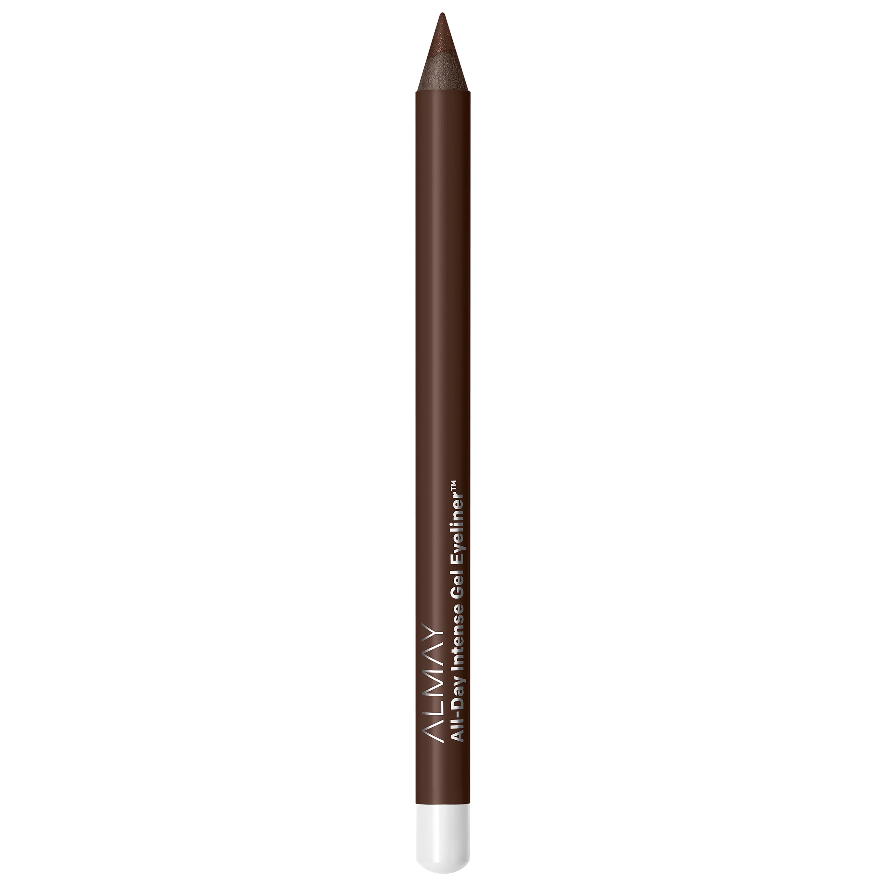 Almay All-Day Intense Gel Eyeliner, Longlasting, Waterproof, Fade-Proof Creamy High-Performing Easy-to-Sharpen Liner Pencil, 140 Deep Chestnut, 0.028 oz.
