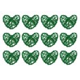 thumbnail image 1 of Unique Bargains 20Pcs Heart Shaped Rattan Ball Vase Filler Natural Rattan for Wedding Home Decoration Dark Green 2 in, 1 of 5