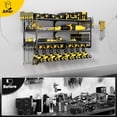 thumbnail image 4 of Large Power Tool Organizer Wall Mount, Heavy Duty Widen 8 Drill Holder, 4 Layers Cordless Tool Storage Rack, Utility Racks Shelf for Garage, 4 of 5