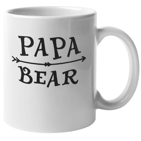 

Papa Bear. Father s Day Coffee & Tea Gift Mug For Dad Daddy Grandpa Best Uncle Married Big Brother And Men Having Children (11oz)