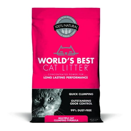 World S Best Cat Litter Multiple Cat Clumping Formula 15 Lb