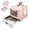 Pink, variant on Foldable Enclosed Stainless Steel Cat Litter Box with Lid,Top Entry Litter Box with Scoop,Extra Large Drawer Structure Litter Box,Closed Smell Proof Anti-Splashing, Easy Cleaning