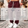 thumbnail image 3 of COSFO Stretch Cargo Pants for Men Work Pockets Sweatpants Solid Drawstring Relaxed Fit Jogger Mens Pants Casual, 3 of 8
