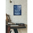 thumbnail image 2 of Epic Art 'Antique Ship Blueprint II' by Vision Studio Acrylic Glass Wall Art, 12"x16", 2 of 2