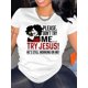 thumbnail image 1 of Camiseta con estampado de dibujos animados y letras, manga corta informal para primavera y verano, ideal para adultos, hombres, mujeres, adolescentes, jóvenes., 1 of 6