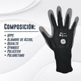thumbnail image 3 of Guante Industriales Anti Corte Nivel 6 con Recubrimiento de Poliuretano General Electric T8, 3 of 6