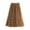 Brown, variant on Dpytoraw Women's Fashionable And Casual New Mid Length Long Skirt With Skirt And Half Body Skirt Pleated School Uniform Skirt Beige