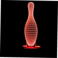 thumbnail image 3 of CTIRCHIU bed Side Table Lamp 3D Night Light Acrylic Red 1Set for Desktop Decor, 3 of 8