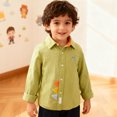 thumbnail image 6 of Afdoent Stylish Boys Shirt With Cartoon Printed Comfortable Daily Wear Casual Long Sleeve Top For Kids And Youth Soft Breathable Fabric For School And Outdoor Activities 6-8 Years, 6 of 8