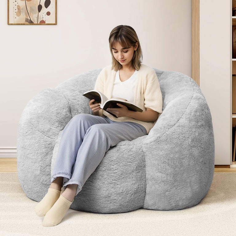Laintene Giant Bean Bag Chair, Bear Paw Shaped Lazy Sofa Chair