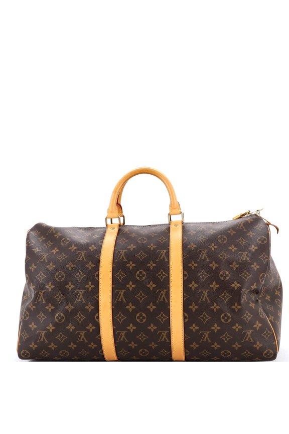 Pre-Owned Keepall Bag Monogram Canvas 50 By Rebag