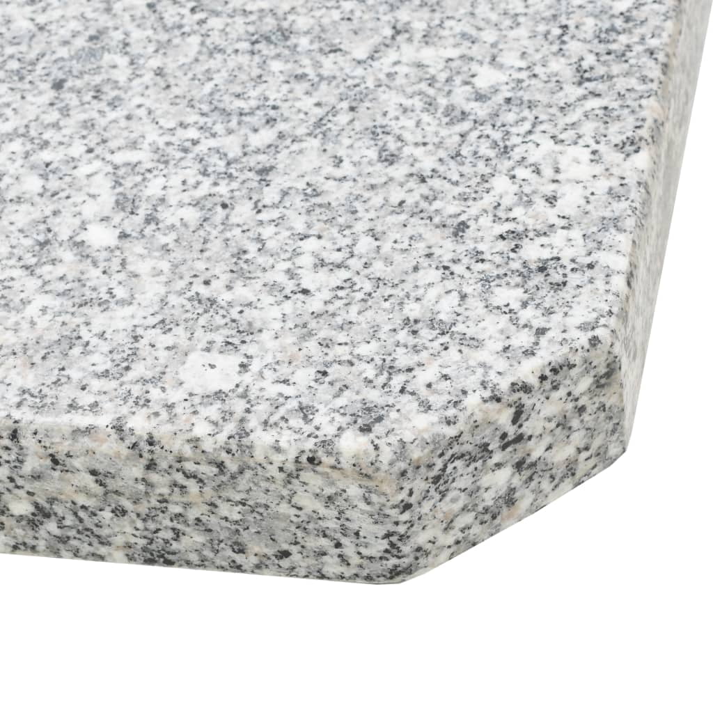 vidaXL Umbrella Base Weight Parasol Plate Patio Garden Outdoor Granite Square