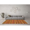 thumbnail image 3 of Ahgly Company Indoor Rectangle Abstract Orange Modern Area Rugs, 2' x 5', 3 of 4