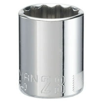 Craftsman Sockets, 1/2" Drive 23mm 12 Point Shallo CMMT44240