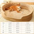 thumbnail image 1 of Pet Dog Bed Four Seasons Universal Big Size Extra Large Dogs House Sofa Kennel Soft Pet Dog Cat Warm Bed S-XXL Pet Accessories ShopWise Round, 1 of 14