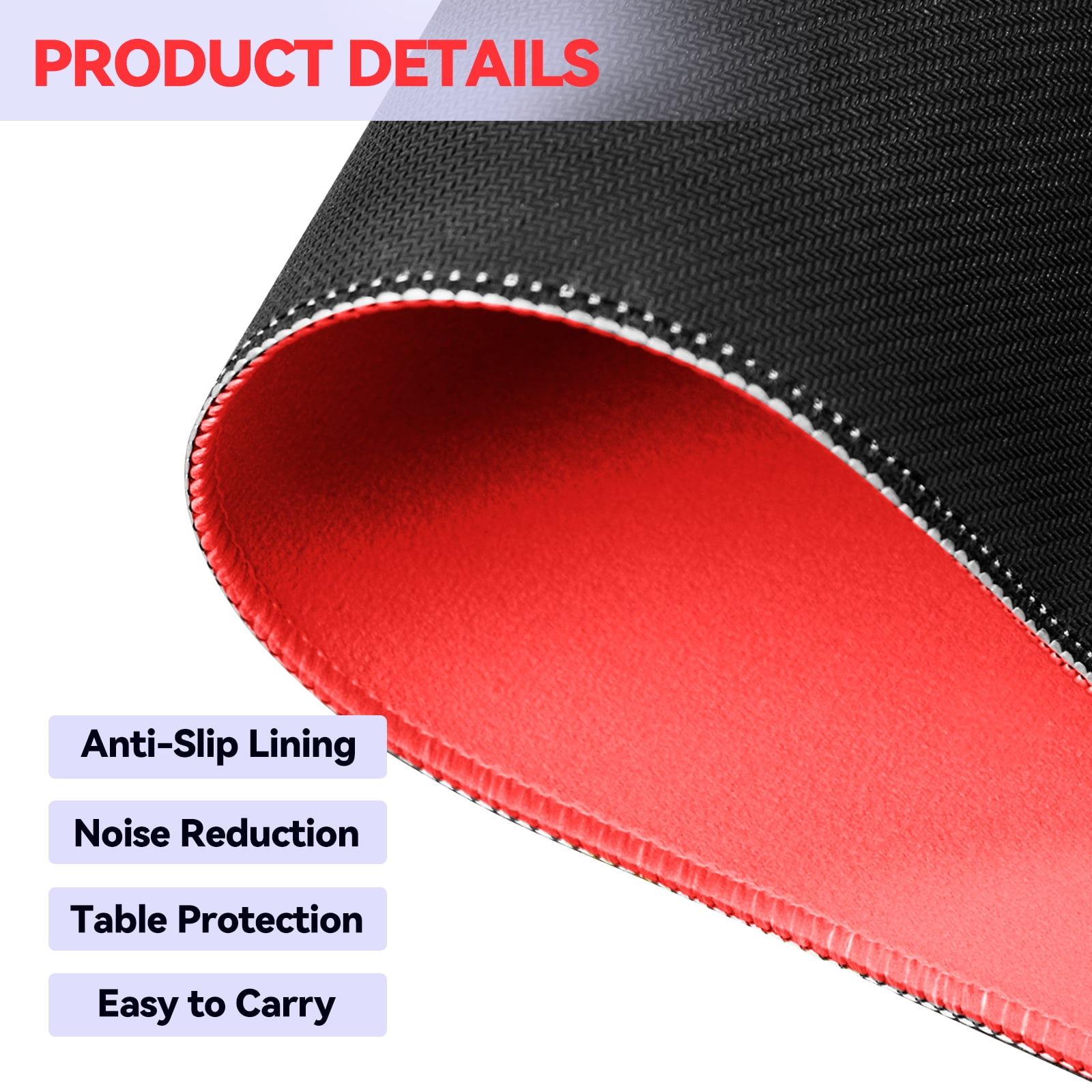 Noise Reducing Anti-Slip Table Cover Pad | Portable Game Mat for Mahjong, Poker, Cards, Dominoes with Carry Bag