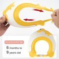 thumbnail image 3 of Baby Shower Hat, Child Bath Cap Visor, Adjustable Baby Shower Cap for Eye, Ear and Face Protection (Yellow), 3 of 5