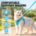 thumbnail image 6 of MASBRILL Cat & Dog Harness and Leash Set, Reflective Escape-Proof No-Pull Soft Vest, Easy to Wear for Walking, Traveling, Includes Pet Bells, 6 of 9