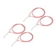 thumbnail image 3 of Cuerda para hacer joyas Cierre de Langosta de Peso ligero 100 piezas collar encerado Cuerda Roja para colgante ANGGREK, 3 of 8