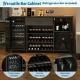 thumbnail image 5 of Tzou 71" Coffee Bar Cabinet with Drawer, Fridge Space & Adjustable Shelves, 5 of 7