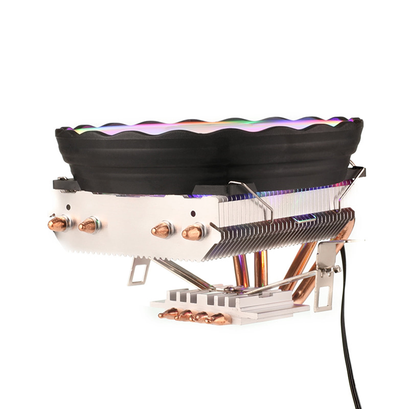 2/4 Heat Pipes CPU Cooler 4 Pin PWM RGB Quiet for LGA 2011 775 1200 1150 1151 1155 X79 X99 AM3 AM4 CPU Cooling Fan