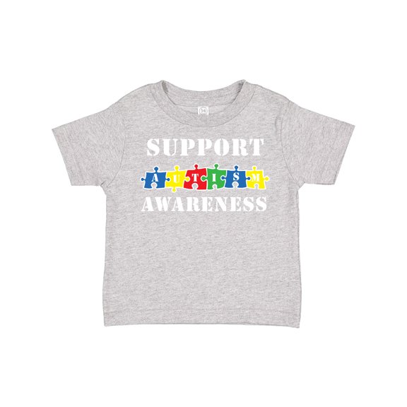 Inktastic Support Autism Awareness Boys or Girls Toddler T-Shirt
